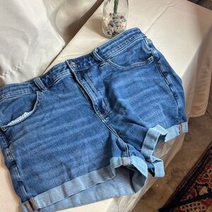 American Eagle Outfitters Dark Blue Jean Shorts